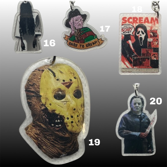 Classic Horror Keychains - Picture 2 of 8